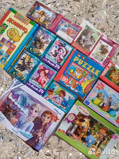 Пазлы, детские игры