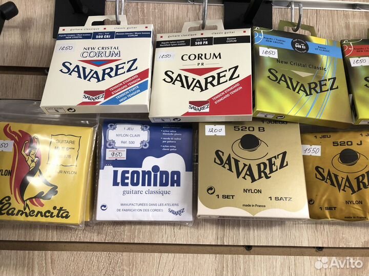 Струны Savarez на классическую гитару (Франция)