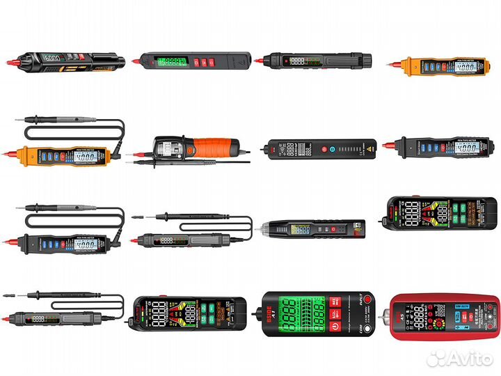 Цифровой мультиметр пробник aneng A3008 Pro