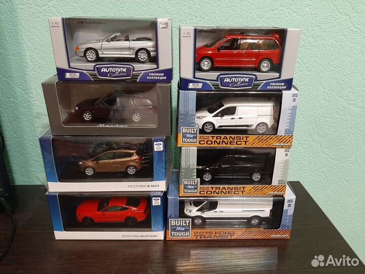 Модели Ford и Chevrolet 1/43