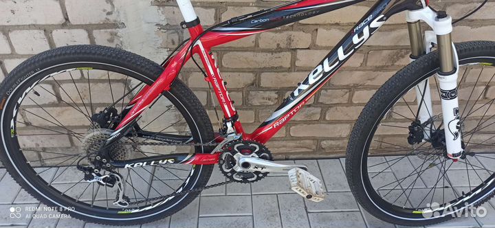 Велосипед горный kellys raptor carbon xt