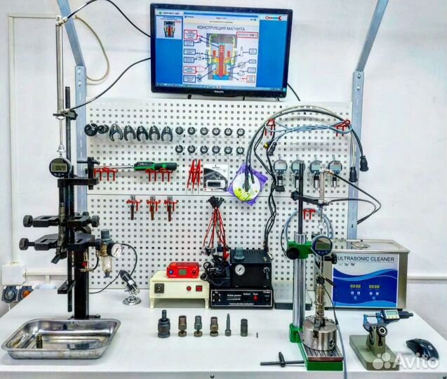 Стенды для проверки и ремонта форсунок CR