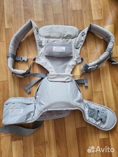 Хипсит со спинкой для малышей эргорюкзак