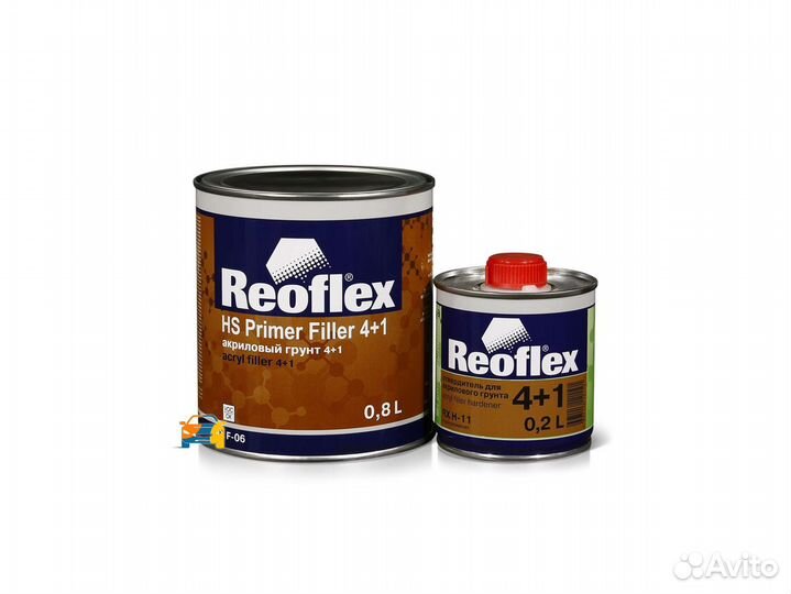 Грунт Reoflex 4+1 0,8л. (Белый)