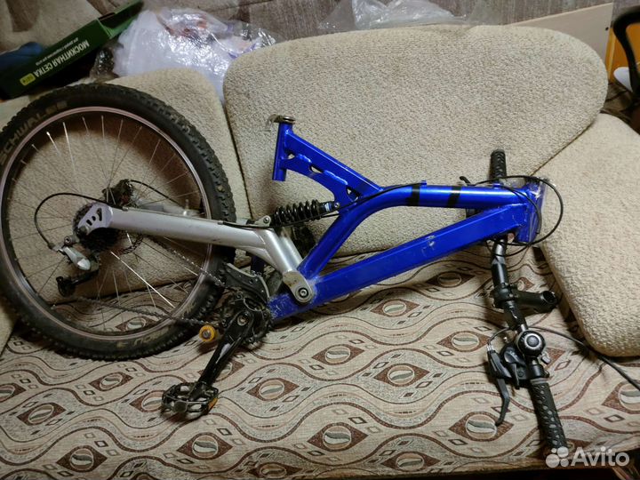 Рама велосипеда двухподвес