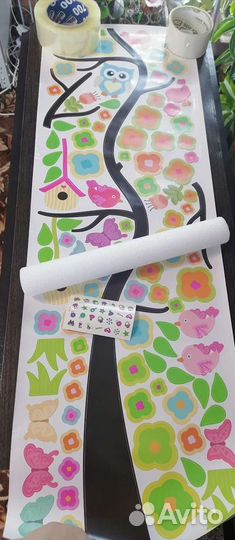 Наклейки интерьерные