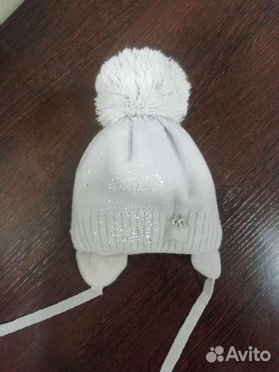 Шапка зимняя для девочки 44 46