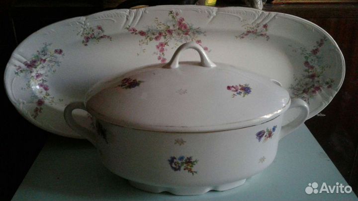 Антикварная посуда Кузнецов 1917г, 