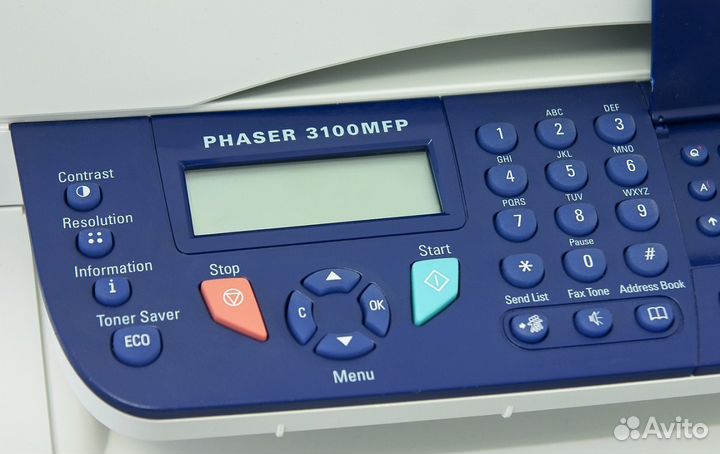 Xerox Phaser 3100 с новым картриджем
