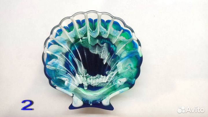 Розетка ракушка эпоксидная смола
