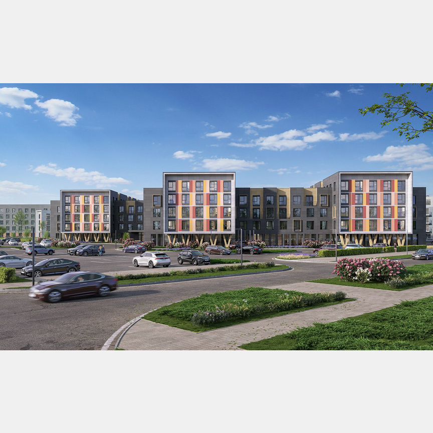 2-к. квартира, 46,3 м², 3/5 эт.