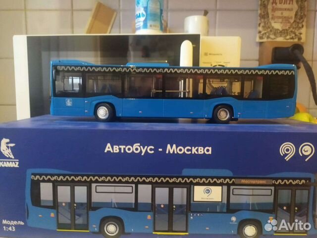 Модель Автобуса Москва мосгортранс камаз 1:43 купить в Москве | Хобби и ...