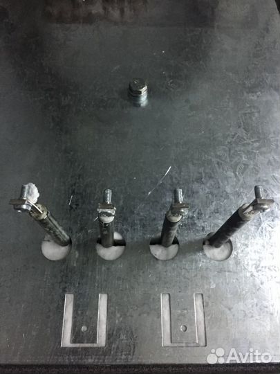 Конфорка чугунная 418*296*30 мм