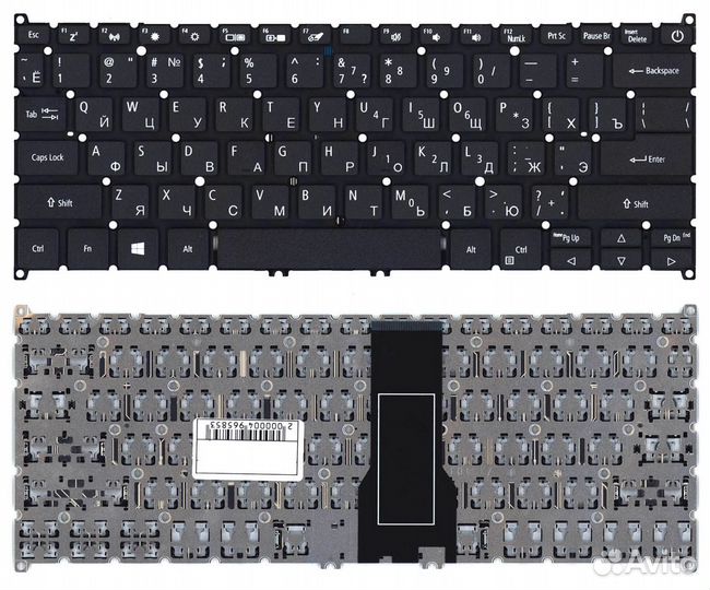 Клавиатура Acer Spin 5 SP513-51 черная