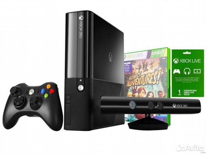 Два Xbox 360 + Kinect +Игры