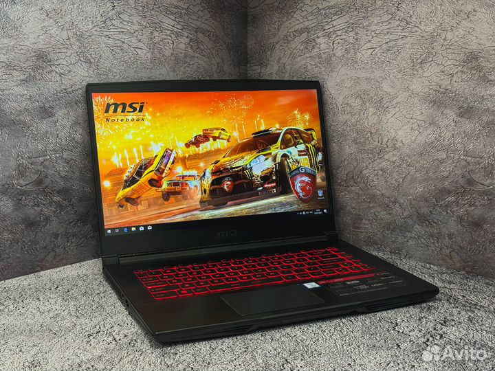 Игровой ноутбук MSI: GeForce GTX1650 + Core i7