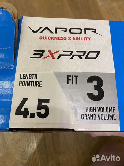 Хоккейные коньки bauer vapor 3x pro 4,5