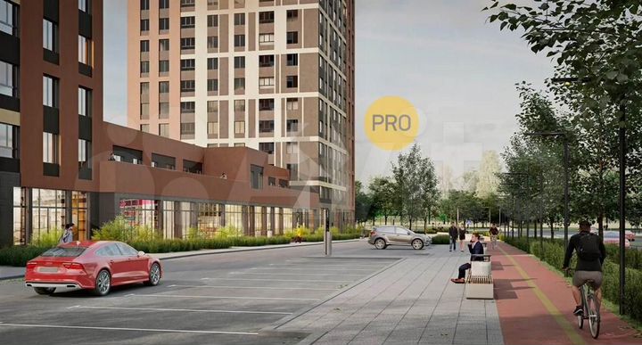 2-к. квартира, 67,6 м², 19/25 эт.