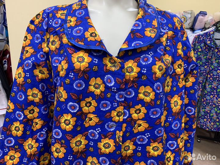 Халат фланель р64