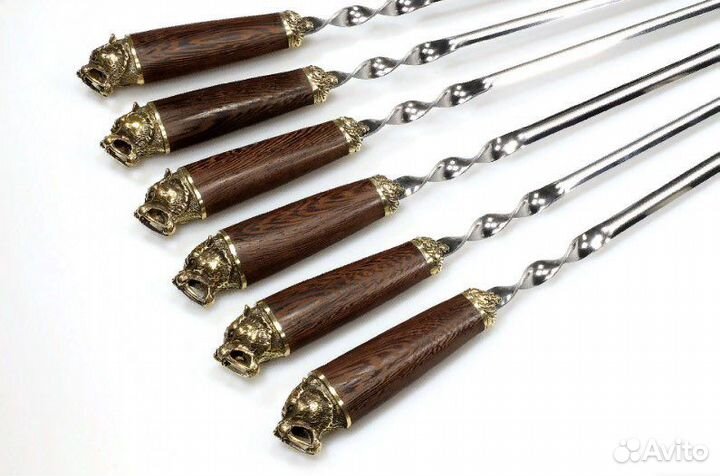 Набор подарочный шампура тигр