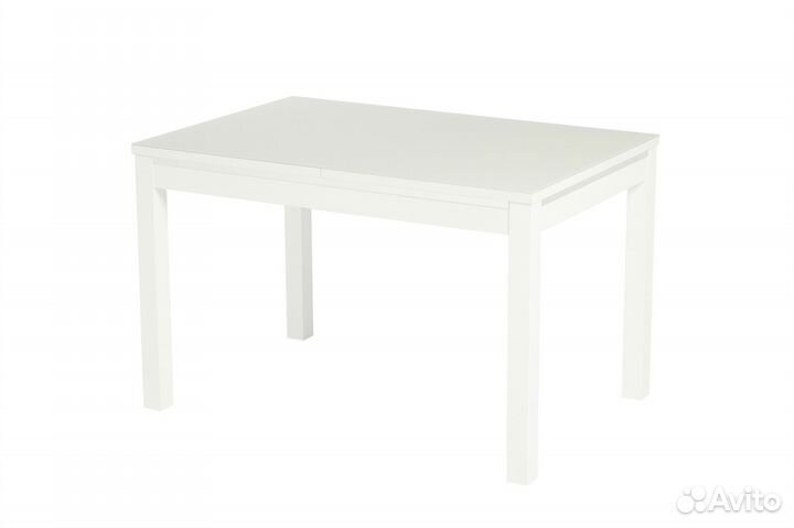 Стол прямоугольный барон-4 120+50*80 белый