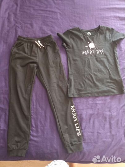 Бутылка, брюки. 128-134. Новые