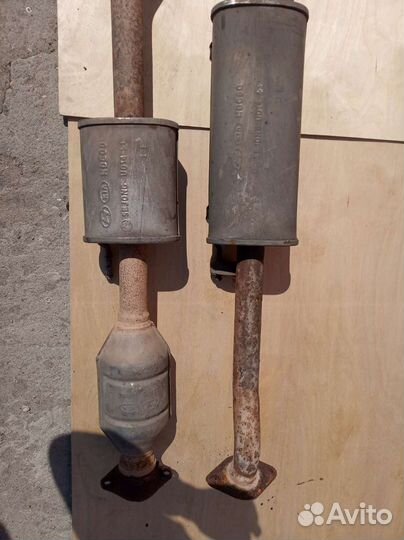 Средняя часть глушителя рио 3 KIA RIO III солярис