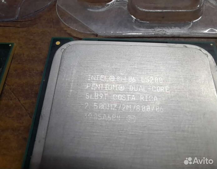 Процессоры Intel e5200 и e7200