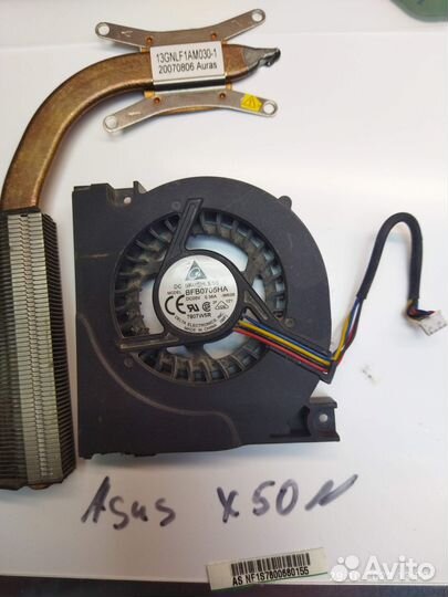 Система охлаждения вентилятор для ноутбука Asus