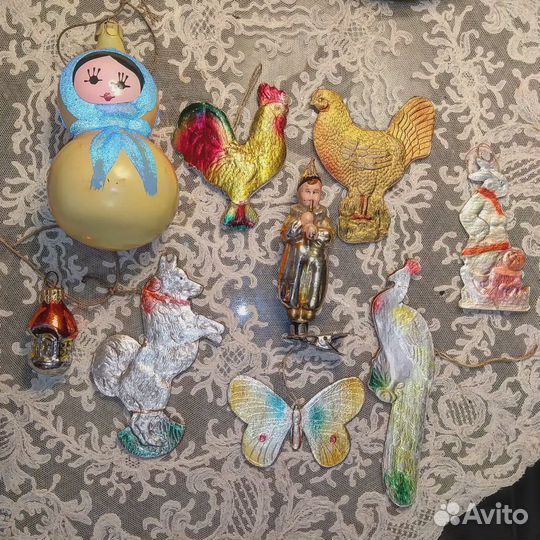 Елочные игрушки СССР, картонаж