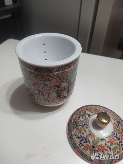 Кружка керамическая с ситечком
