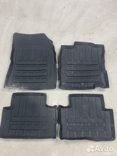 Ковры в салон резиновые nissan qashqai