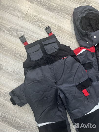 Спецодежда Сириус Люкс. Зимний костюм Mega grey