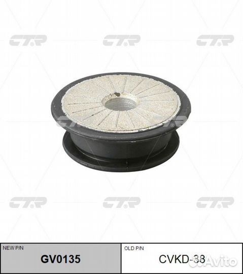 CTR GV0135 / cvkd-38 Сайлентблок подрамника перед прав/лев
