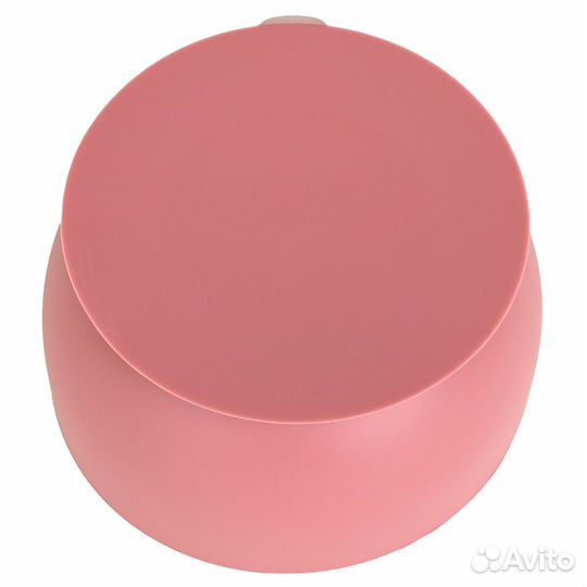 Тарелка силиконовая с ложкой 380 мл Red