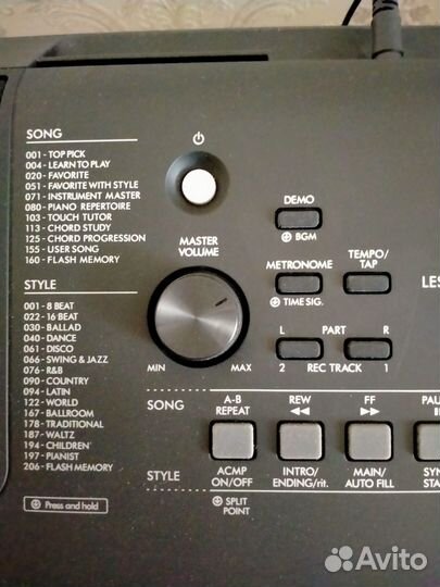 Синтезатор yamaha psr e373