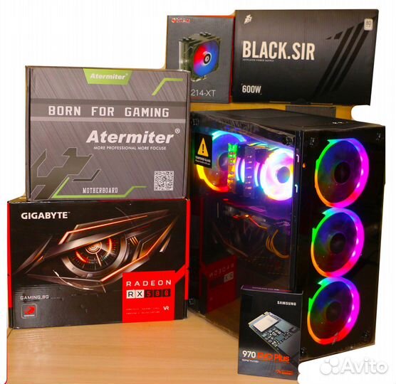 Игровой компьютер Intel i9/16 ядер/32GB/RX 580 8GB