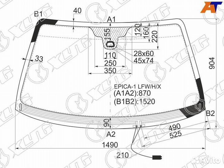 Стекло лобовое suzuki verona 2004-2006