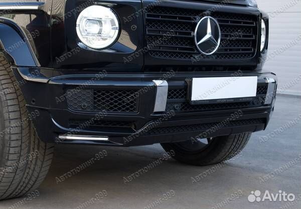 Юбка brabus на Mercedes G klass W464 на 5.0