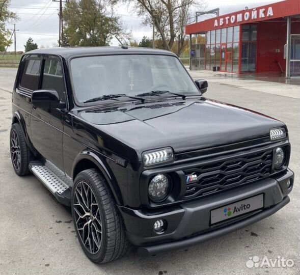 Диодные фары на ниву