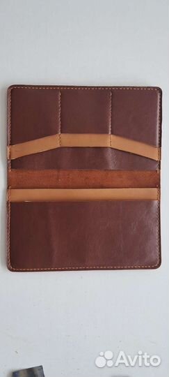 Кошелек лонгер мужской кожаный ручной работы