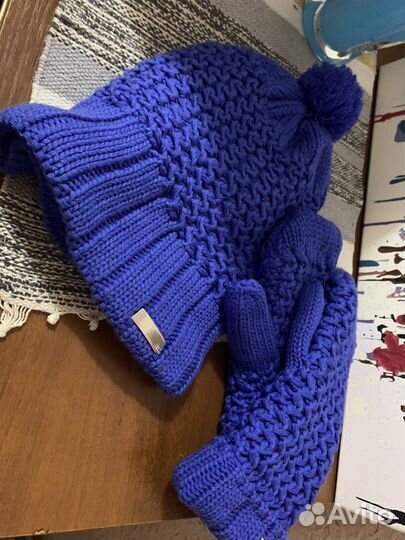 Комплект шапка и варежки adidas