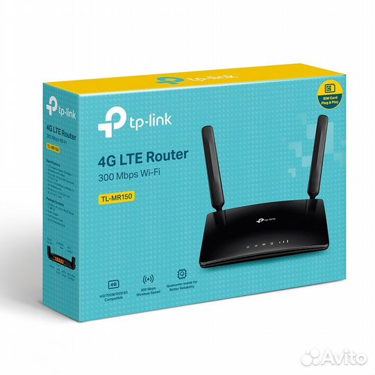 Маршрутизатор 300Mbps 4G LTE Router, 2 internal Wi