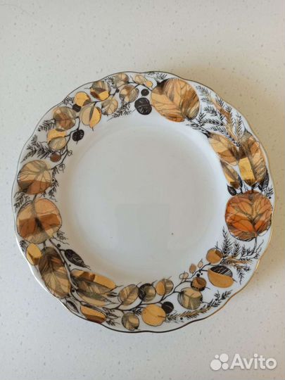 Тарелка десертная лфз Золотая осень, Мой сад