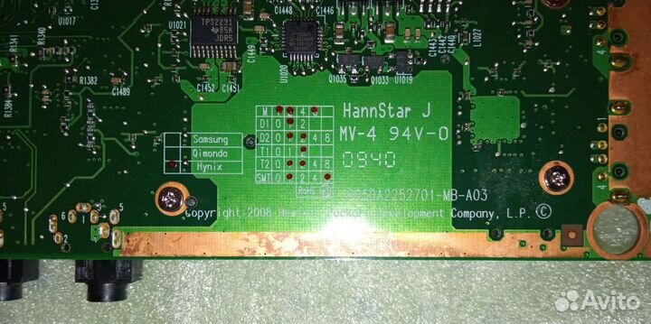 Материнская плата hp 4710s 4510S 4515S