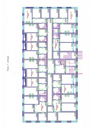 1-к. квартира, 45,8 м², 1/5 эт.