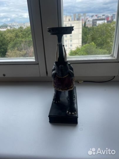 Подсвечник, фигурка слона