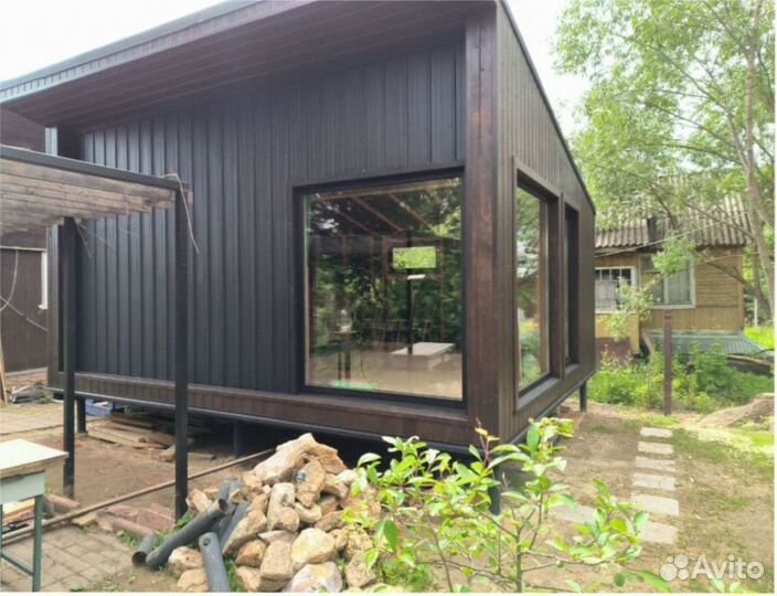 Каркасный теплый дом с доставкой 40 м кв, арт. гх-1951