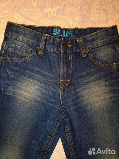 Джинсы для мальчика 140-146