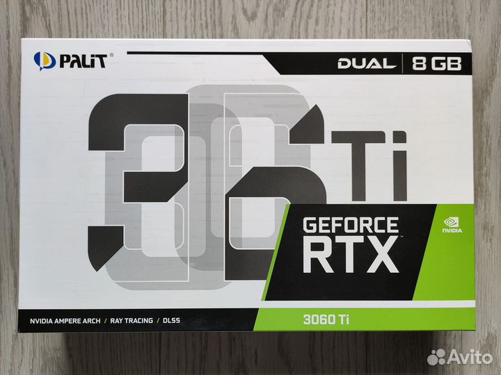 Две коробки от видеокарт Palit RTX 3060 Ti